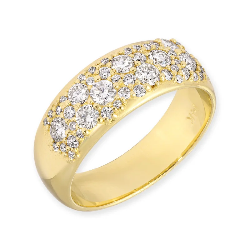 vintage platinum wedding band DIAMOND CONFETTI BAND