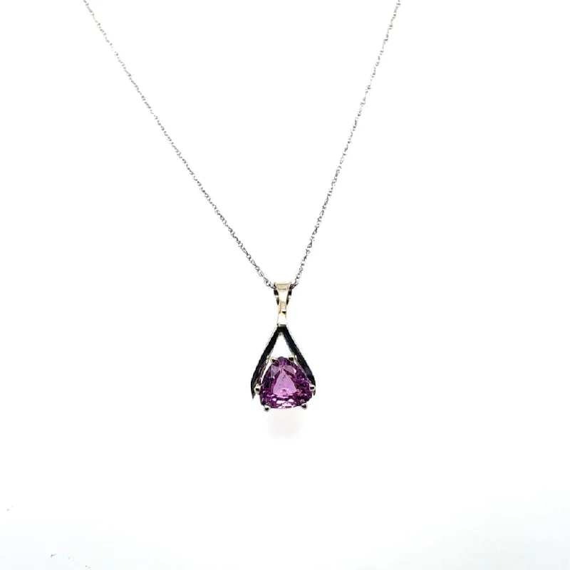 bold gothic skull necklace Elegant Pink Sapphire Set in 14k White Gold Pendant at Regard Jewelry in Austin, Texas bold gothic skull necklace Elegant Pink Sapphire Set in 14k White Gold Pendant at Regard Jewelry in Austin, Texas
