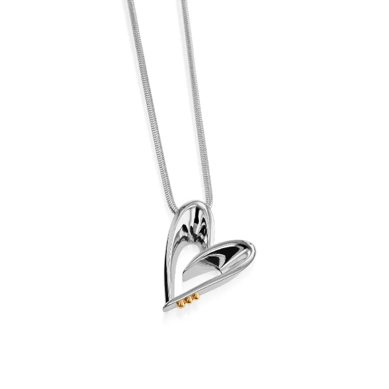chunky gemstone cuff bracelet Entice Silver Heart Pendant Necklace