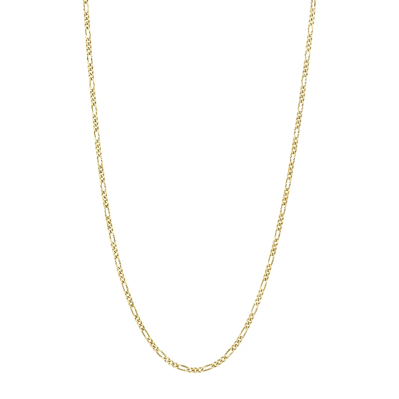men’s engraved cuff bracelet FIGARO CHAIN NECKLACE