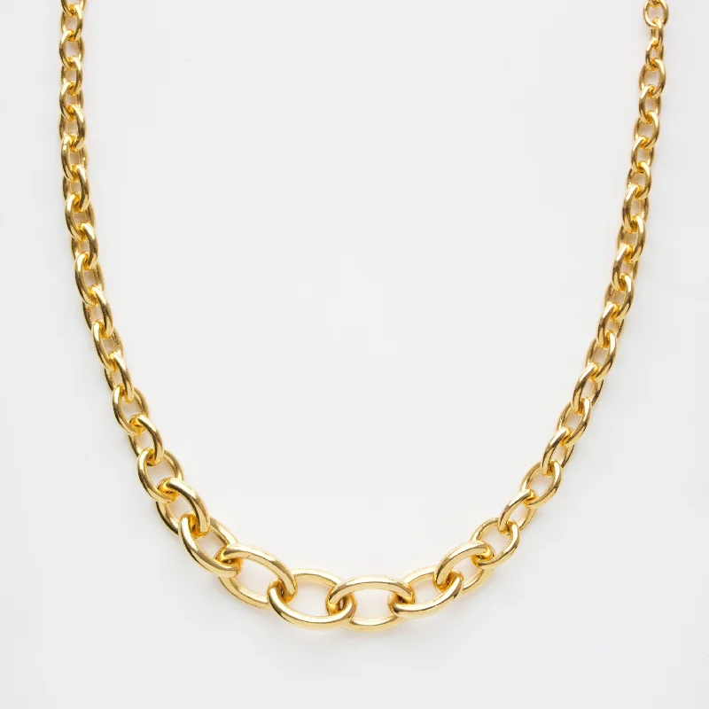 gemstone infinity bracelet Joni Graduated Link Chain