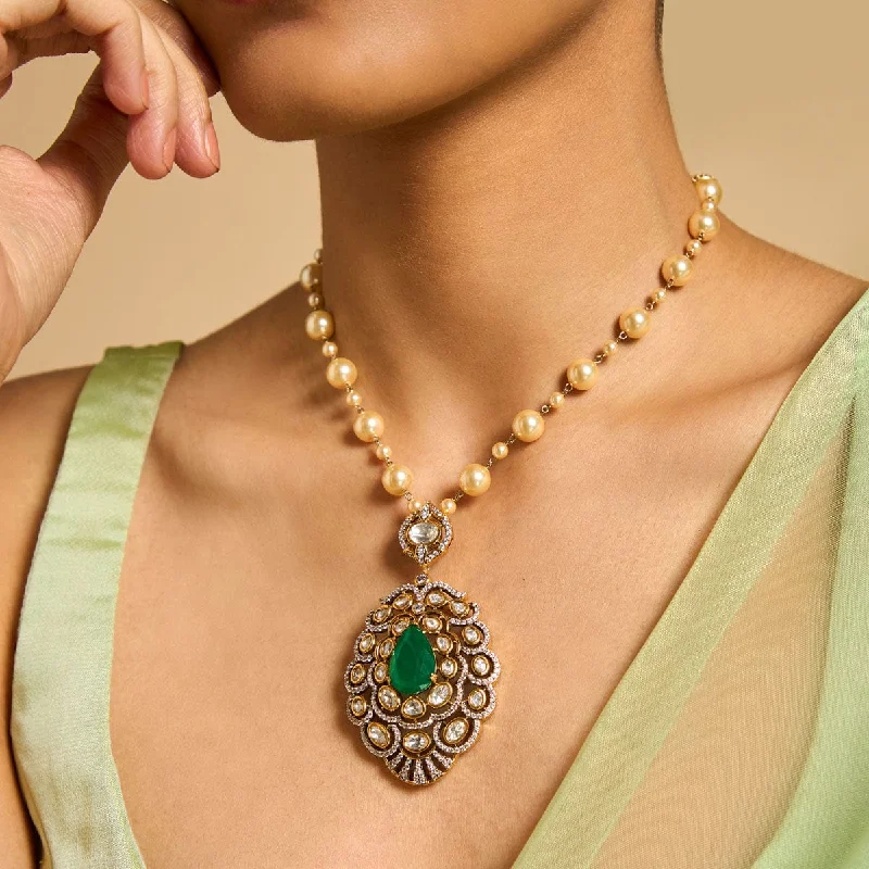 real ruby pendant necklace Kundan Necklace 173033