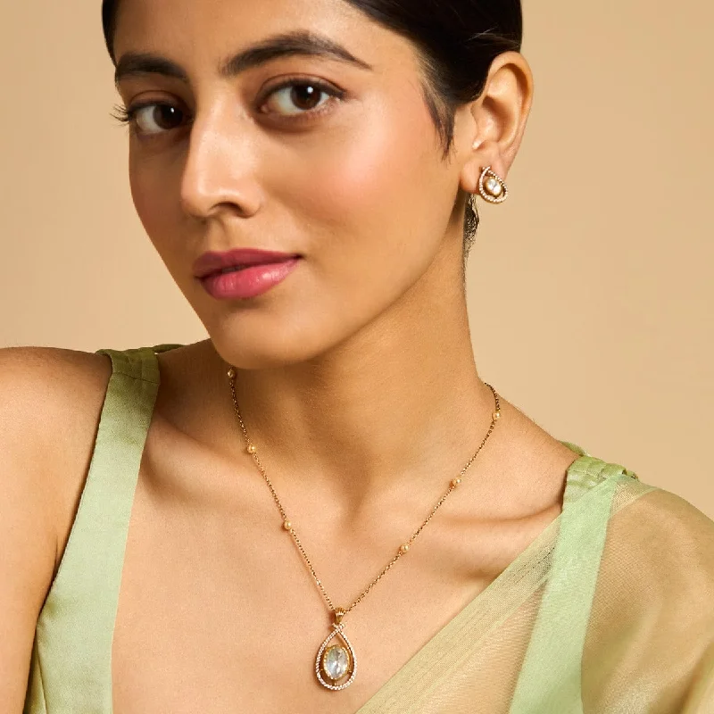 handmade coin pendant necklace Kundan Necklace 173341