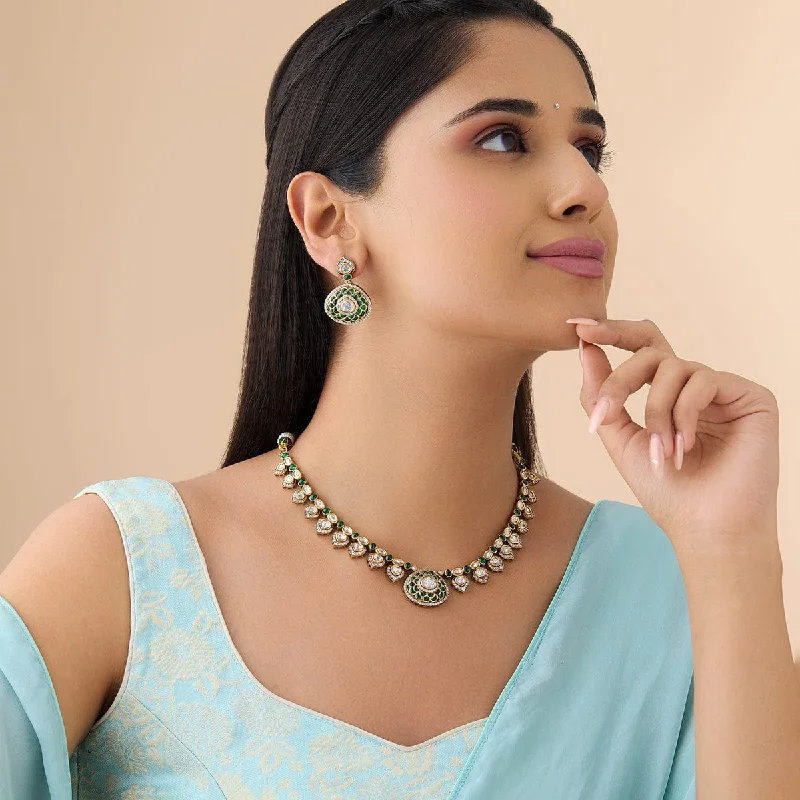 celestial zodiac sign necklace Kundan Necklace 176790