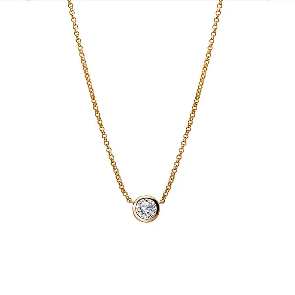 simple gold bar stud earrings Ladies Fashion Diamond Necklace