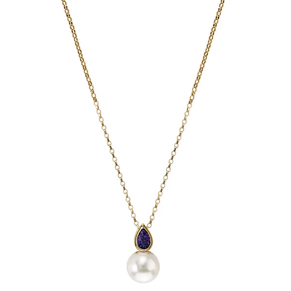 unique crystal bar necklace Ladies Fashion Gem-Stone Necklace