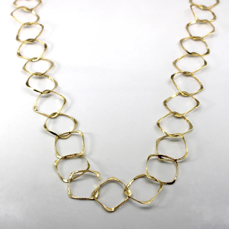 minimalist rose gold bracelet Long Cable Chain Necklace | 30"|