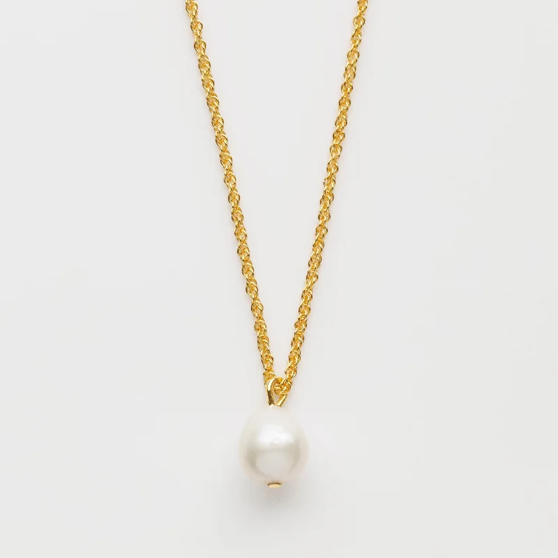 sapphire and diamond eternity ring Luxe Baroque Pearl Pendant Necklace