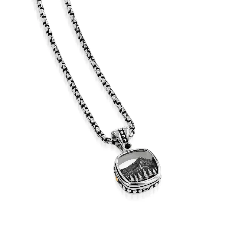 delicate angel wings necklace Mount Elbert Pendant Necklace
