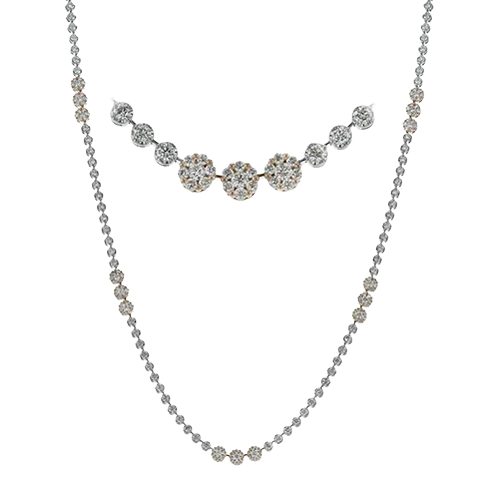 handcrafted gemstone pendant Necklace in 18k Gold with Diamonds