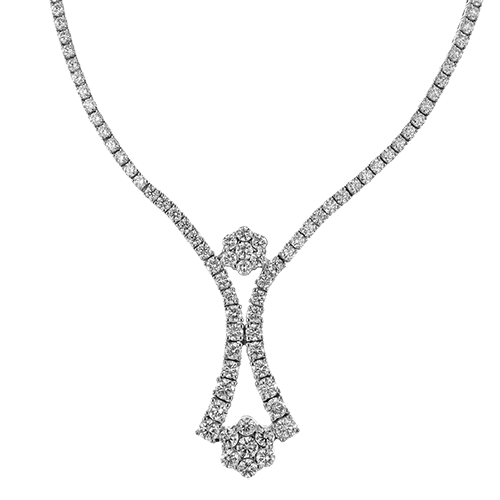 minimalist crystal quartz ring Necklace in 18k Gold with Diamonds