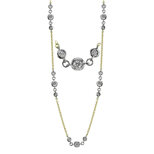 dainty silver hamsa bracelet Necklace in 18k Gold with Diamonds