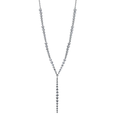 hammered gold disc necklace Necklace in 18k Gold with Diamonds