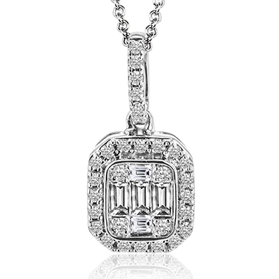 black and gold wedding band Pendant in 18k Gold with Diamonds
