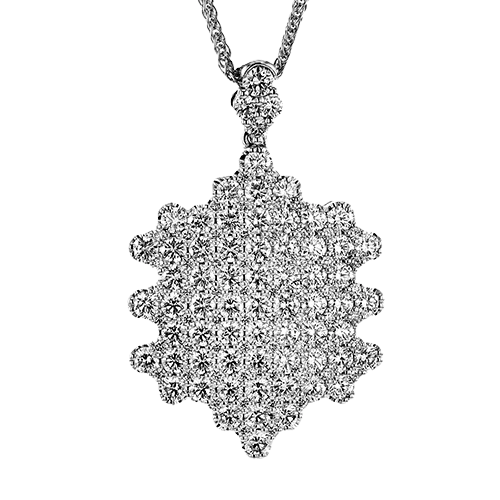 solid gold stacking rings set Pendant in 18k Gold with Diamonds