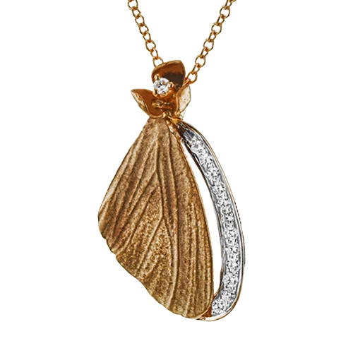 men’s tungsten wedding ring Pendant in 18k Gold with Diamonds
