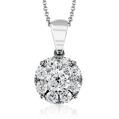 aquamarine and diamond wedding ring Pendant in 18k Gold with Diamonds