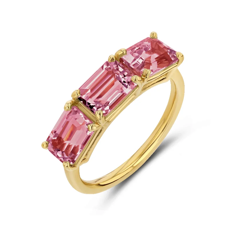 PINK TOURMALINE ROSA BIRTHSTONE RING