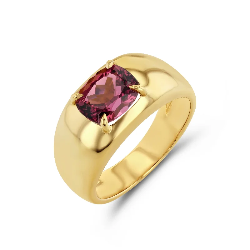 RASPBERRY PINK TOURMALINE CLOUD RING