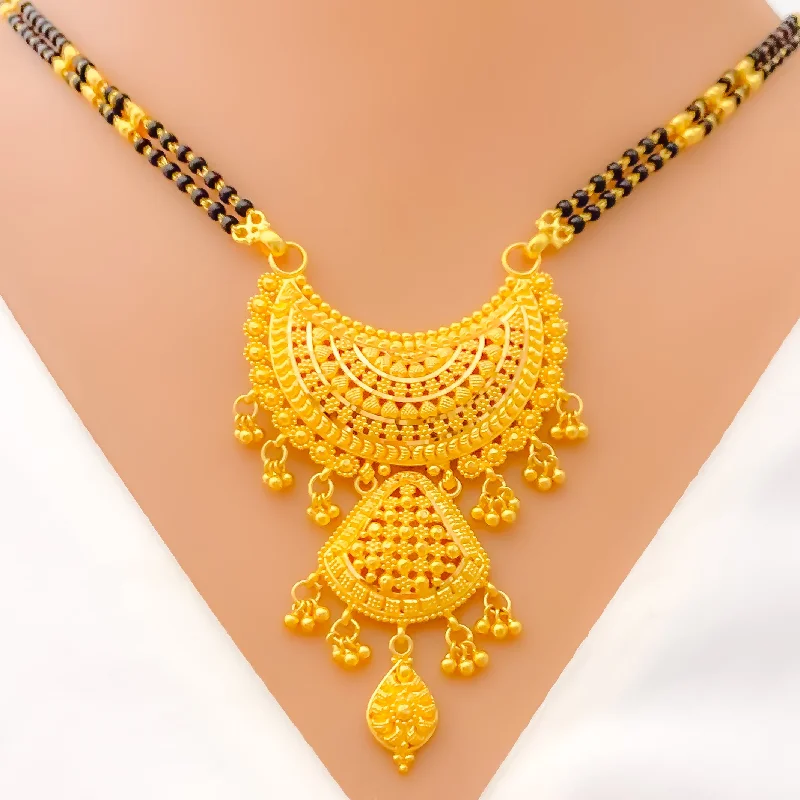 Refined Charming Layered 22k Gold Mangal Sutra