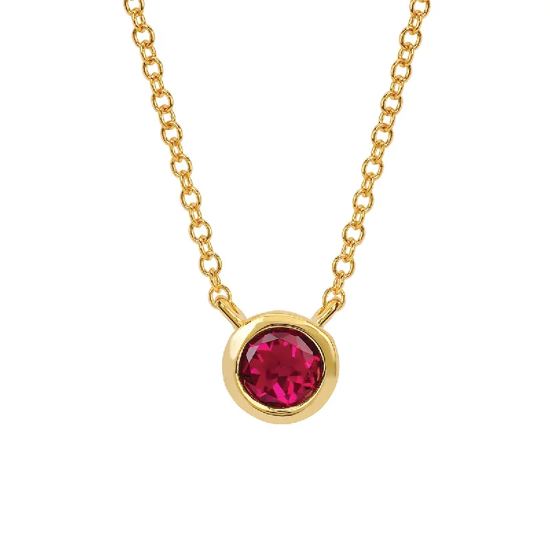 simple engraved wedding ring Ruby Bezel Set Pendant