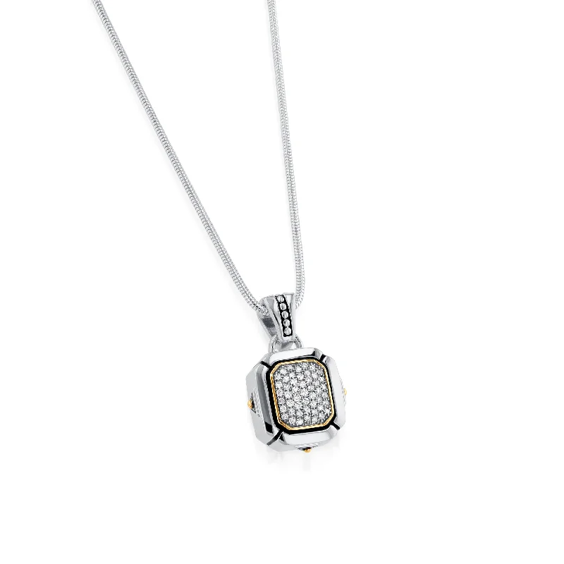 real peridot gemstone ring Sahara Pave Diamond  Pendant Necklace