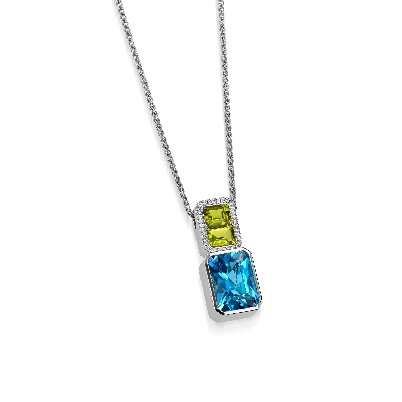 handmade gold nugget ring Signature Blue Topaz, Peridot, and Pave Diamond Pendant Necklace handmade gold nugget ring Signature Blue Topaz, Peridot, and Pave Diamond Pendant Necklace