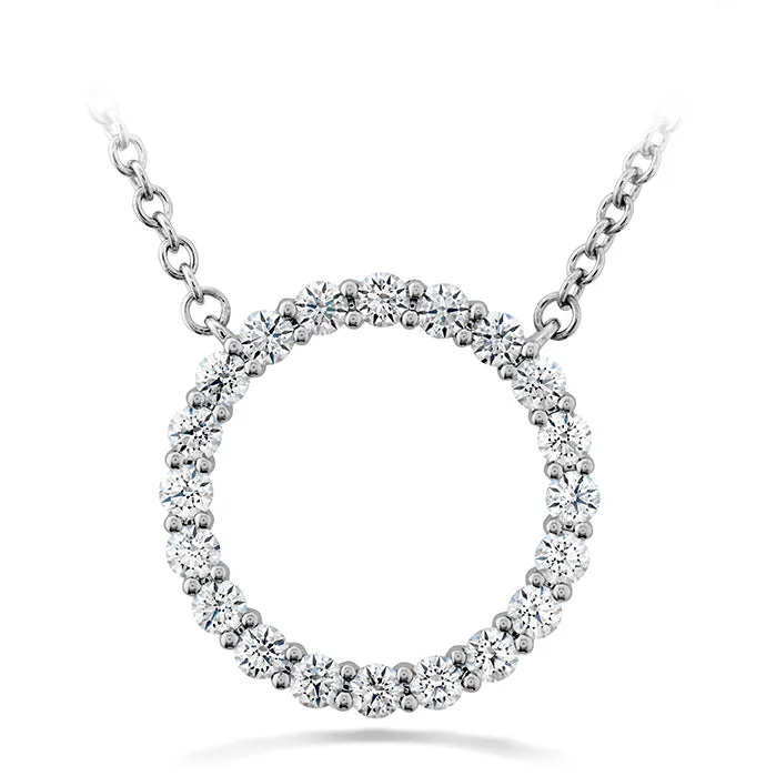 vintage-style filigree bracelet Signature Circle Pendant - Medium