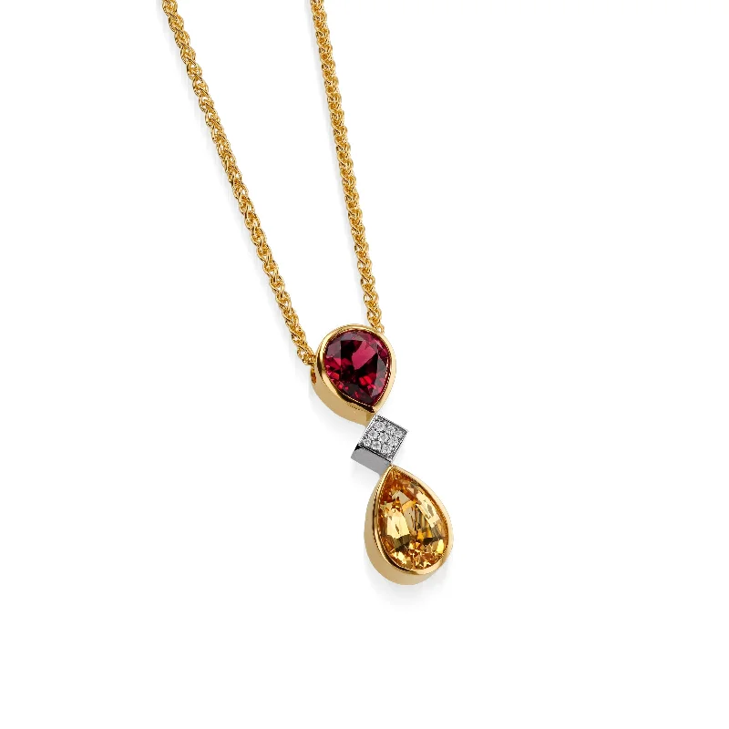 bold statement cuff bracelet Signature Imperial Topaz, Rhodolite Garnet, and Diamond Pendant Necklace bold statement cuff bracelet Signature Imperial Topaz, Rhodolite Garnet, and Diamond Pendant Necklace