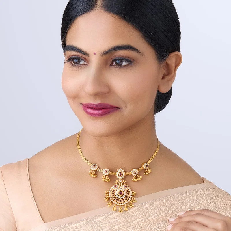 dainty snake ring gold Silver Temple Necklace 161843