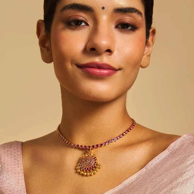 minimalist gold bracelet thin Silver Temple Necklace 173303