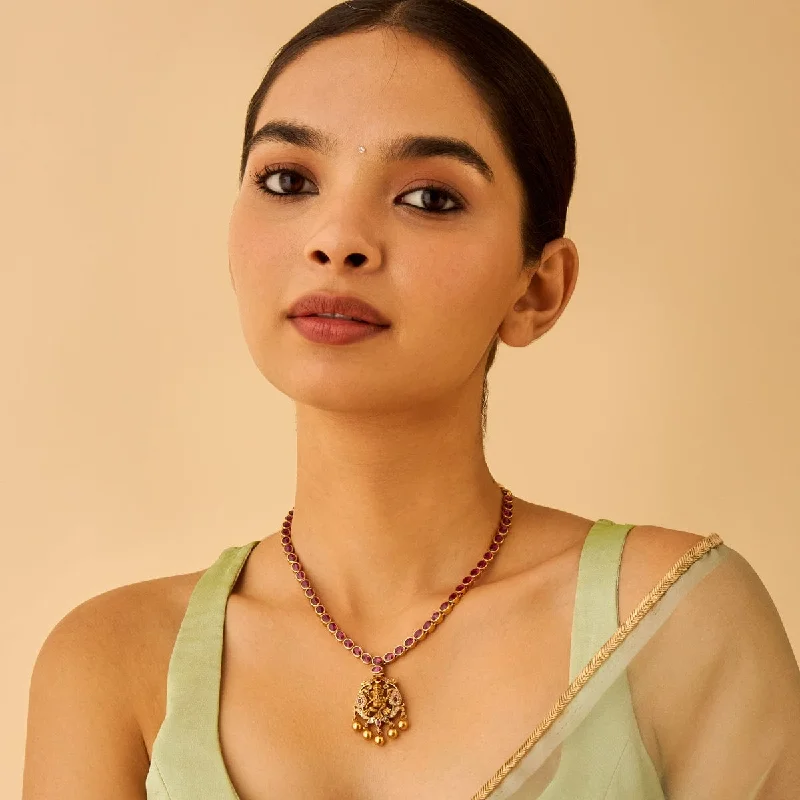 simple turquoise stud earrings Silver Temple Necklace 173305
