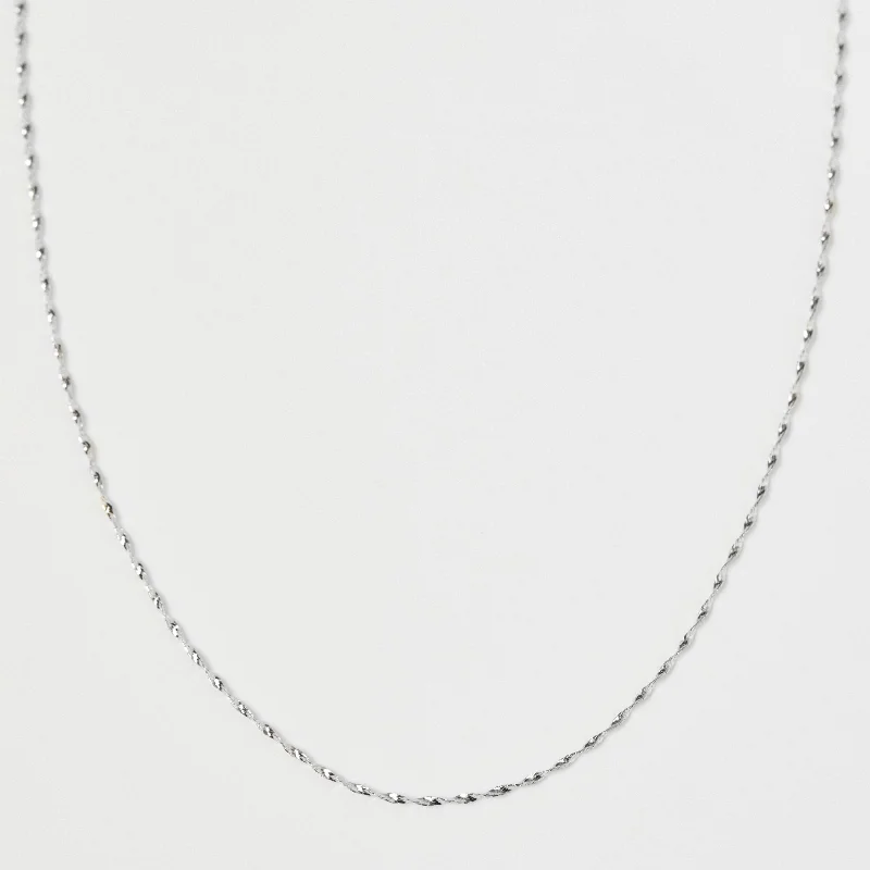 small diamond cross pendant Dainty Singapore Chain