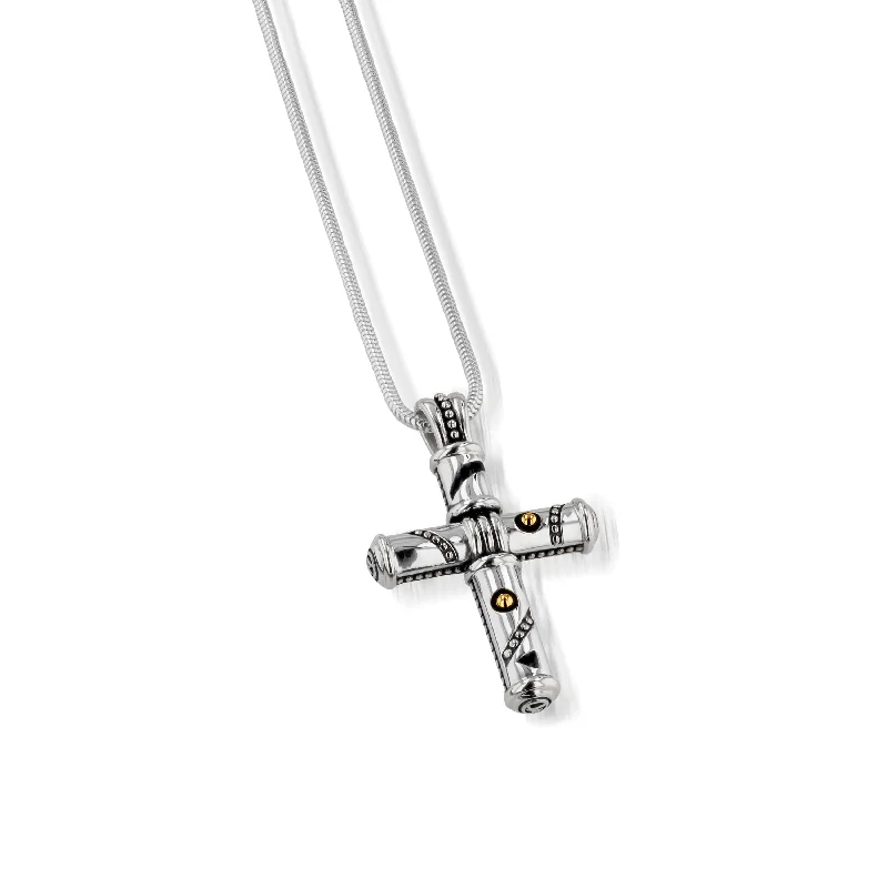 unique promise ring for girlfriend Solar Cross Pendant