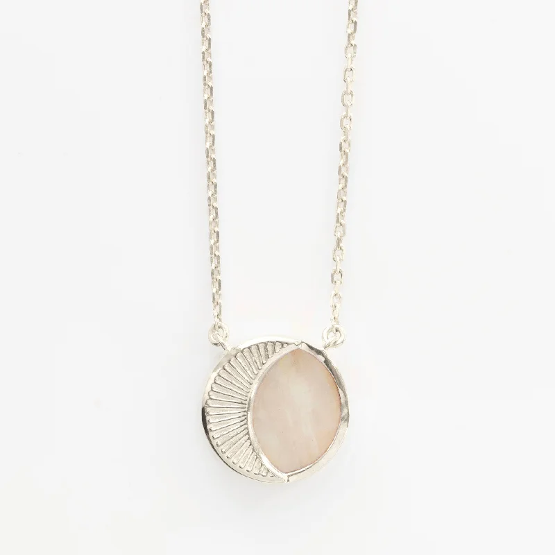 tiny diamond cross necklace Solar Eclipse Necklace