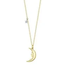 handmade braided anklet Star and Moon Necklace