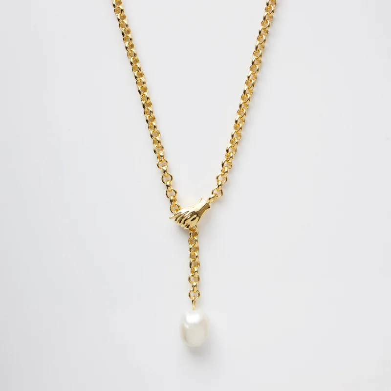 real jade bangle bracelet CE x YOU Pearl Strength Necklace