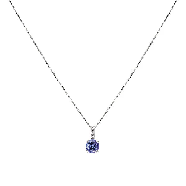 antique filigree wedding band Tanzanite and Diamond Necklace