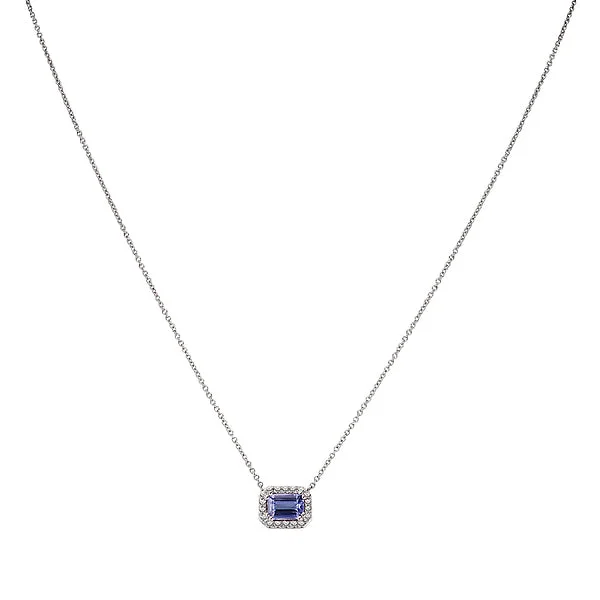 braided gold chain bracelet Tanzanite and Diamond Necklace