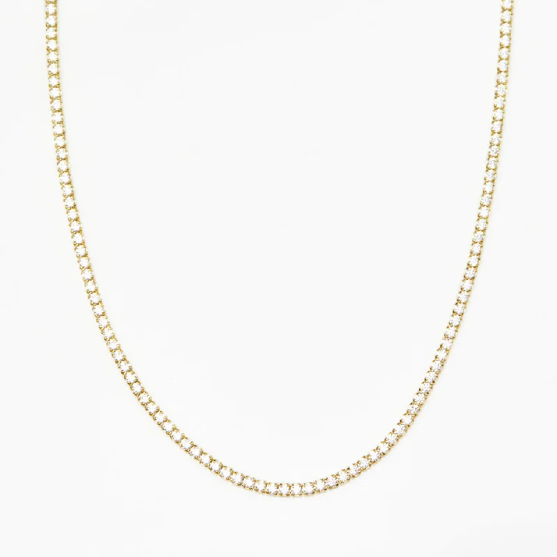 emerald-cut ruby eternity ring Dainty Tennis Necklace
