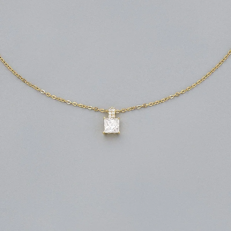 simple crystal earrings Trendy Necklace 166766