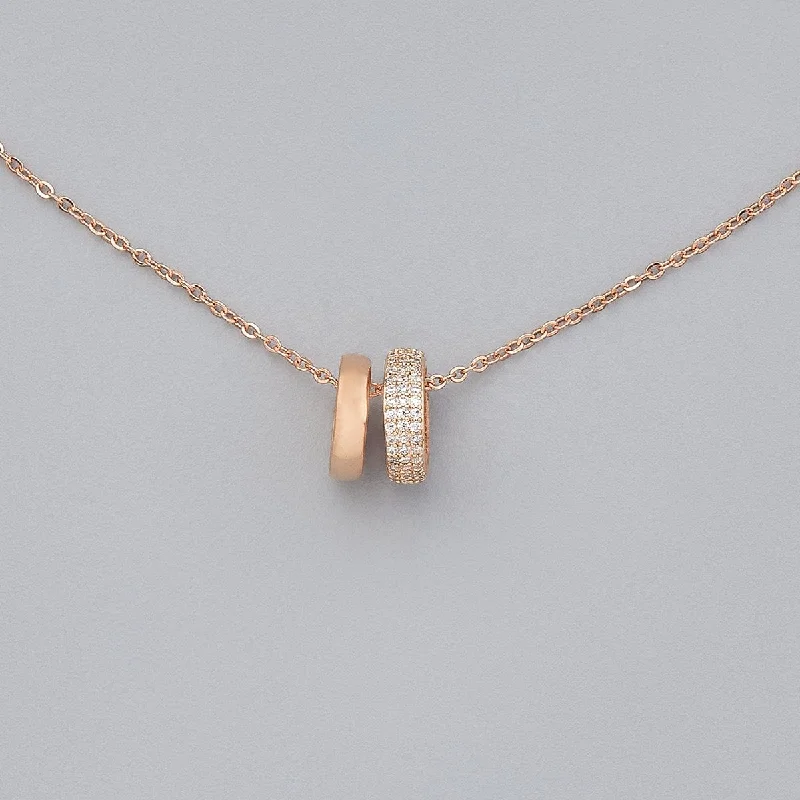 gold-plated chain necklace with charms Trendy Necklace 166767