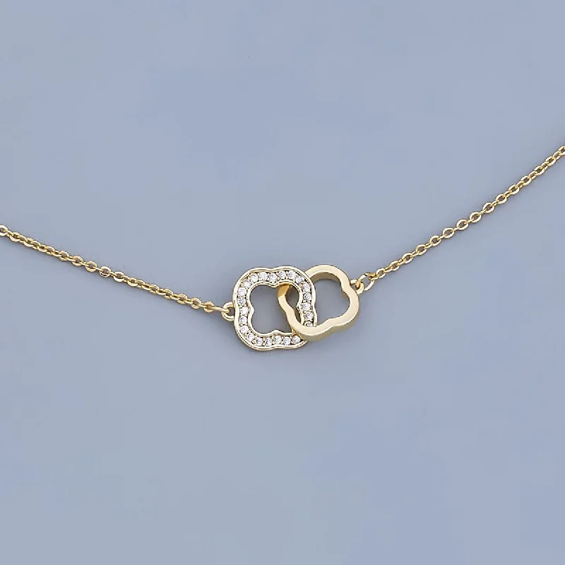 infinity loop ring rose gold Trendy Necklace 169113