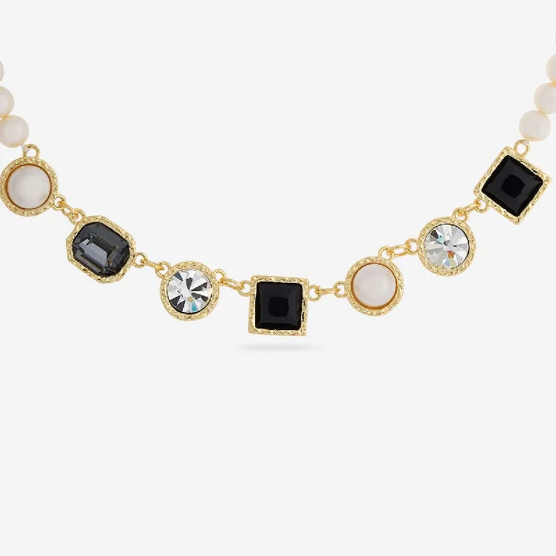 fine silver herringbone necklace Trendy Pearl Necklace 174337