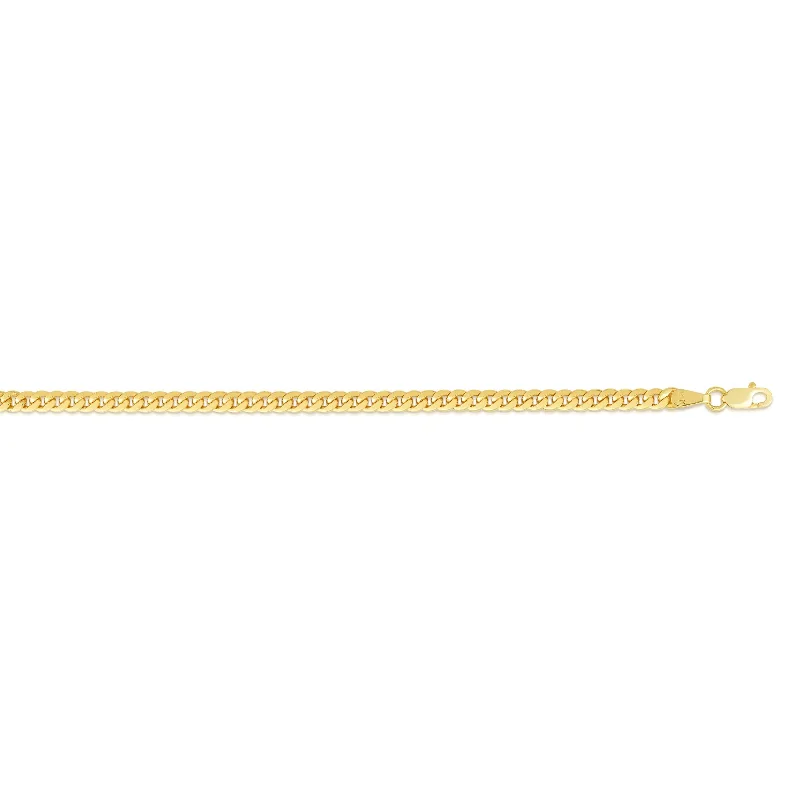 Yellow 14K Gold 2.6mm Miami Cuban Chain