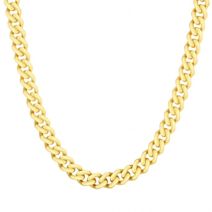 Yellow 14K Gold 8.00 Lite Miami Cuban