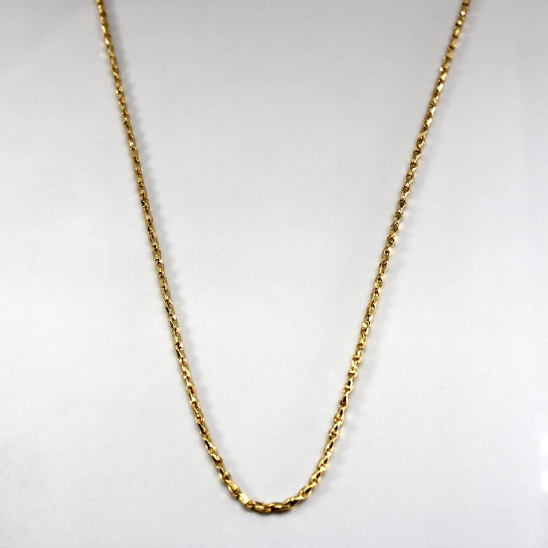 dainty chain bracelet layered 18k Yellow Gold Beading Chain | 26"|