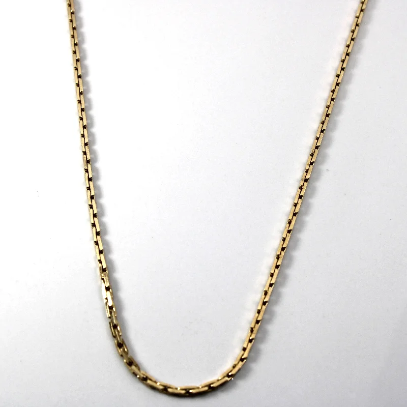 vintage cameo brooch jewelry 10k Yellow Gold Long Interlocking Chain | 32"|
