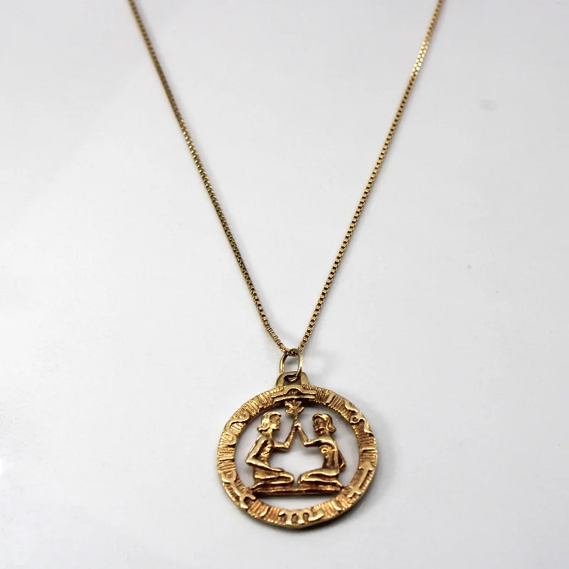 bold statement cuff bracelet 10k Yellow Gold Pendant Necklace | 32"|