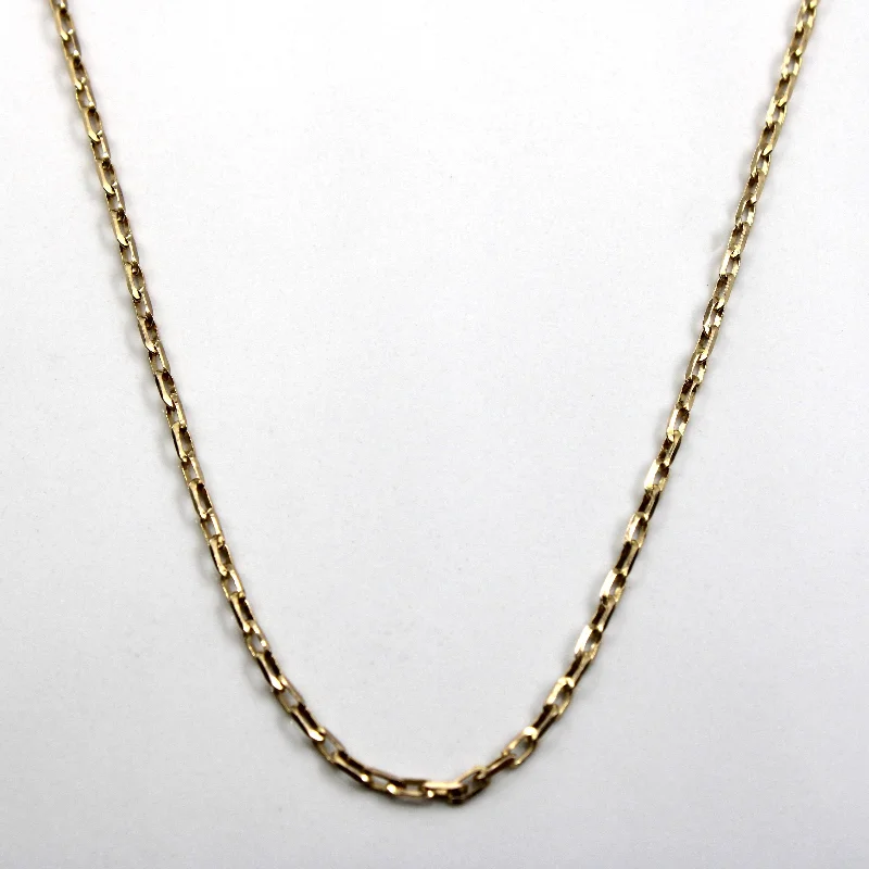 opal and gold earrings 10k Yellow Gold Rolo Link Chain | 27"|